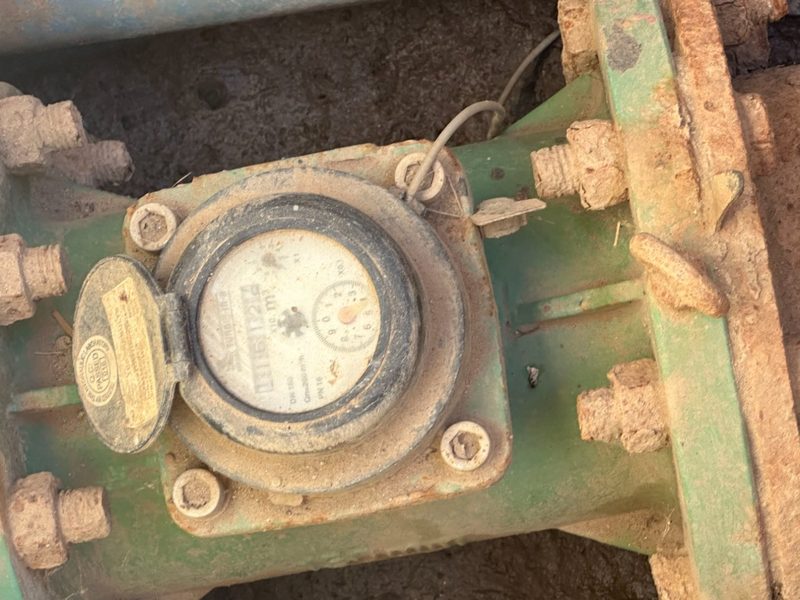 Medidor mecánico de agua sin digitalización